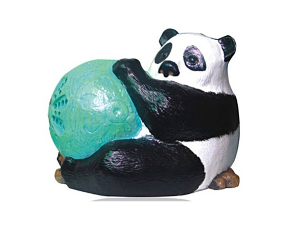 IP网络广播有源草地音箱（熊猫造型）