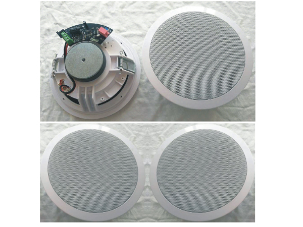 带蓝牙播放 有源4*6W吸顶天花喇叭 （6寸、175mm开孔） 一拖四(含1只主箱,三只副箱)