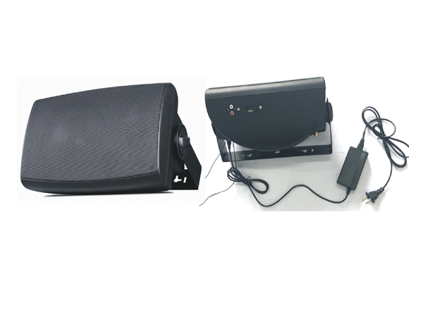 室内有源豪华壁挂音箱 （20W、带蓝牙带USB） 一拖二(含1只主音箱，一只副箱)