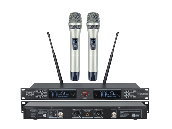 U段红外对频一拖二 无线话筒 （50米空旷使用距离） （手持式麦克风）